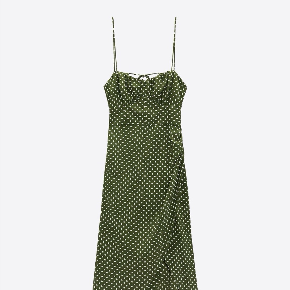 Zara Dot Print Corset Dress (Large)